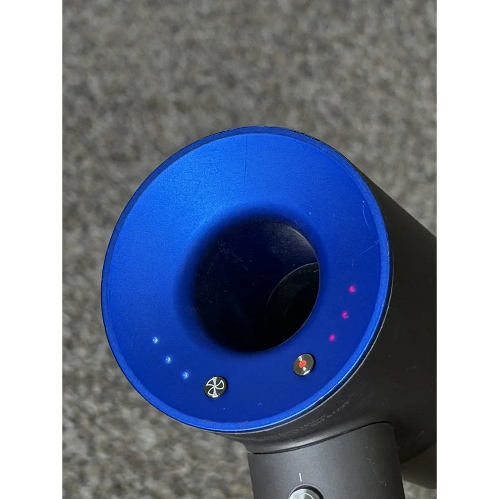 Dyson Supersonic Hair Dryer HD01 Gray Blue Tested Works